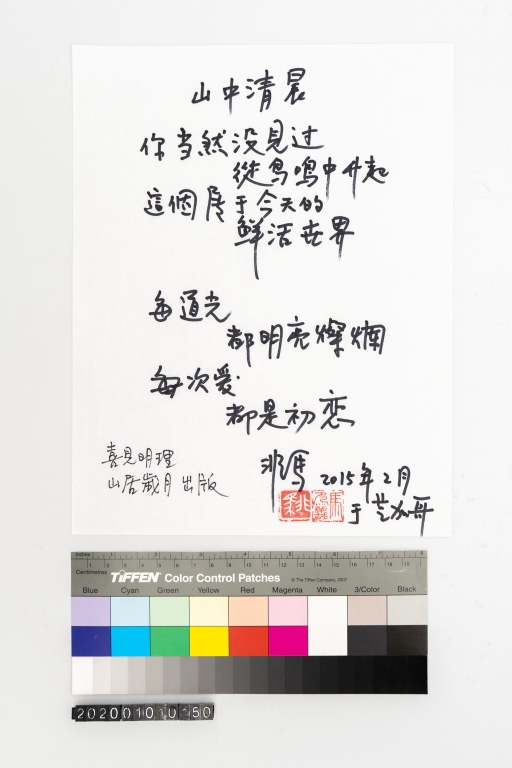 山中清晨